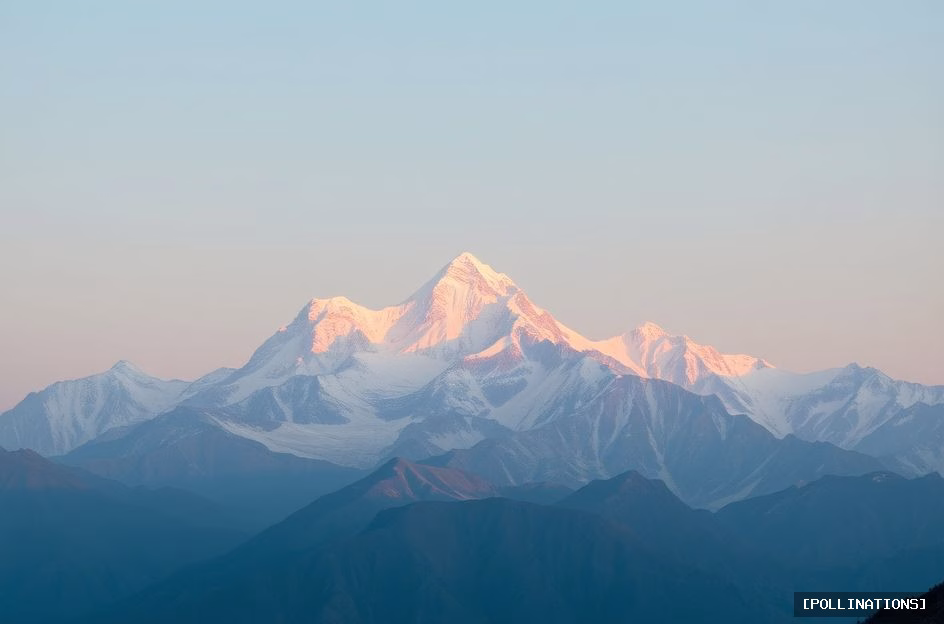 Panoramic view of Himalayan mountain range