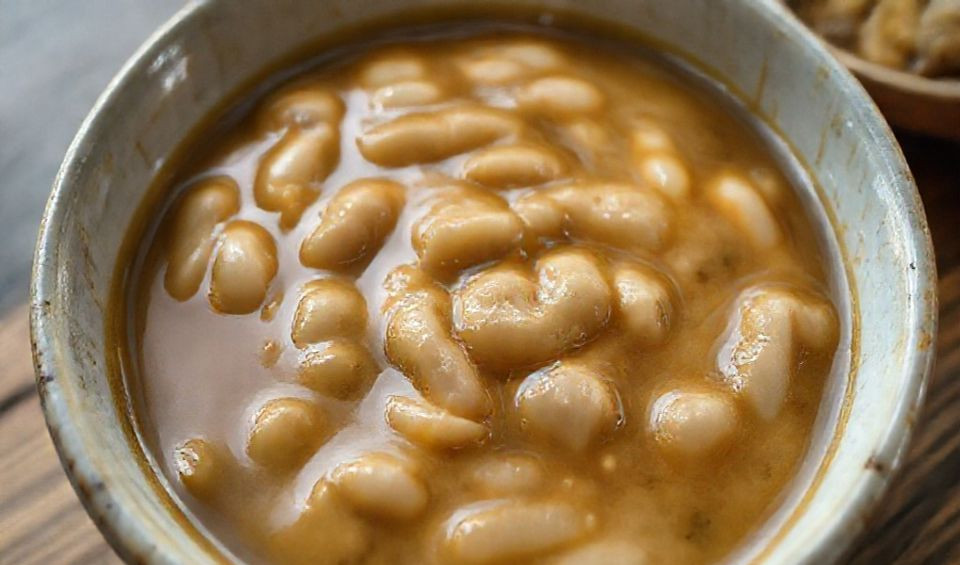 Various types of fermented soybean paste in traditional containers