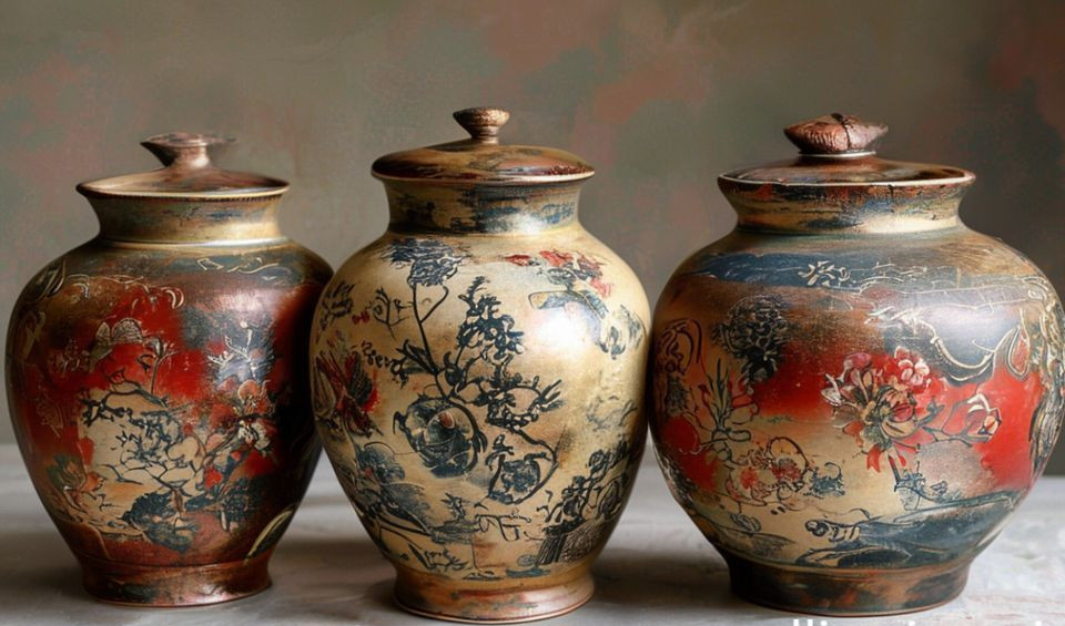 Antique Chinese jars