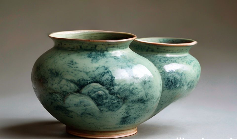 Celadon pottery