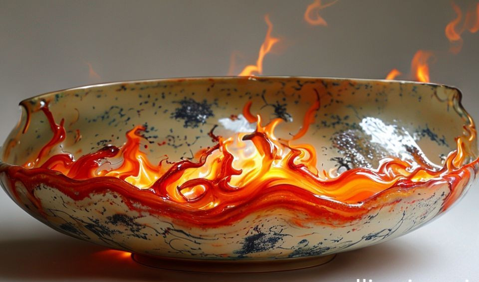 Chinese crackle glaze