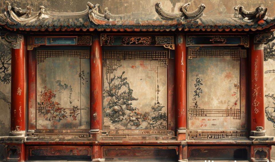 A conservator's hands applying traditional lacquer to restore an antique wooden cabinet, demonstrating the living application of ancient Chinese techniques.