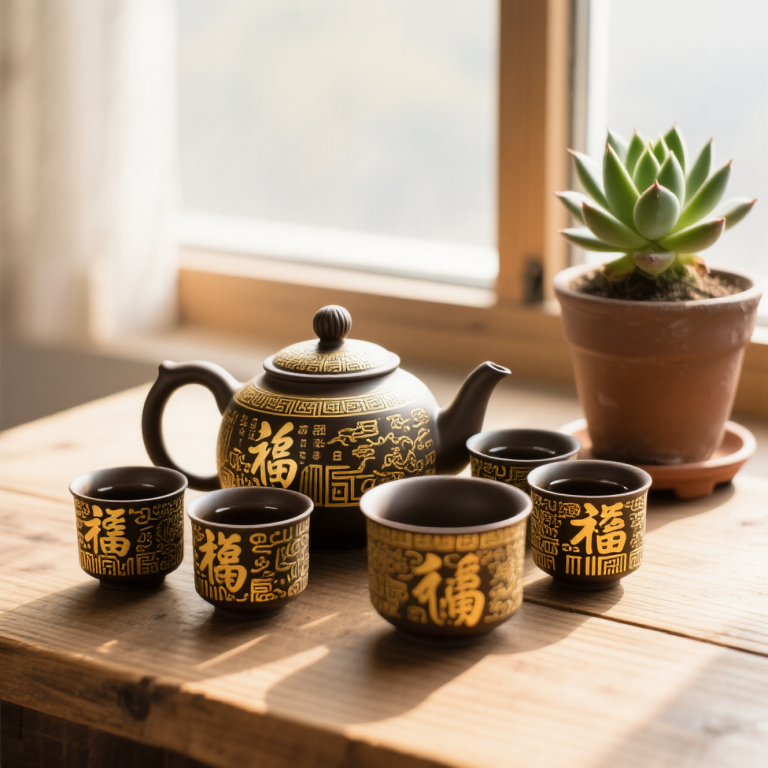 Aladdin's Lamp Heat-Change Purple Clay Tea Pot photo review