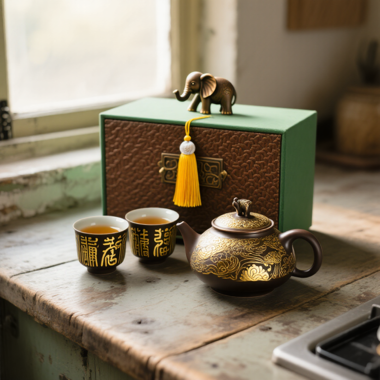 Aladdin's Lamp Heat-Change Purple Clay Tea Pot photo review