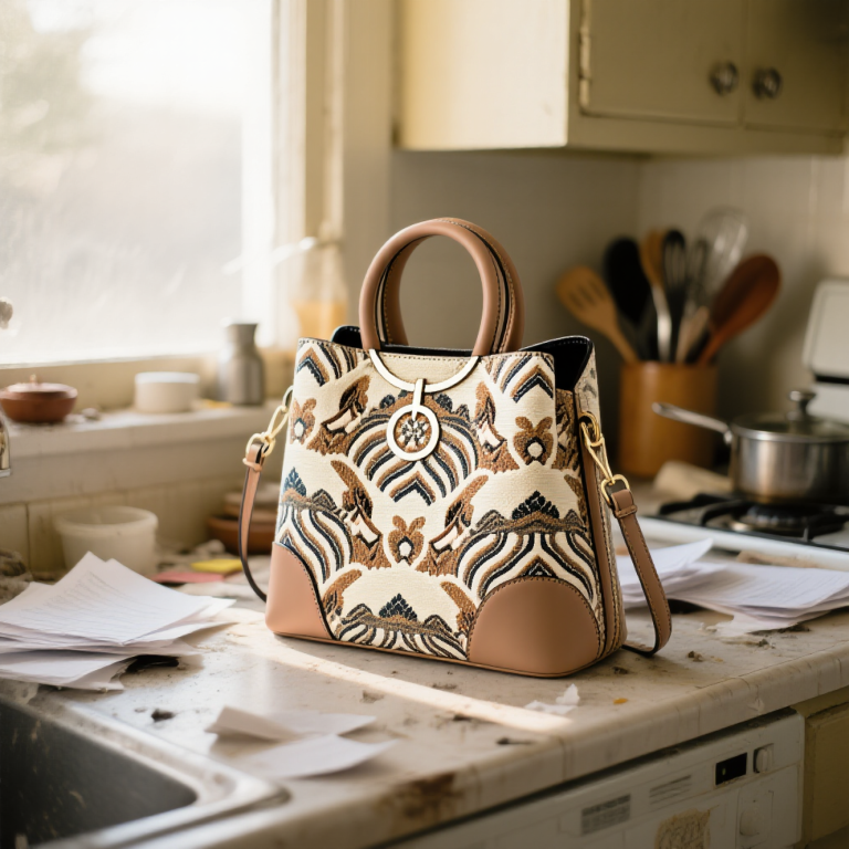 Guangxi Zhuang Brocade Handmade Tote – Ethnic Boho Large-Capacity Shoulder Bag photo review