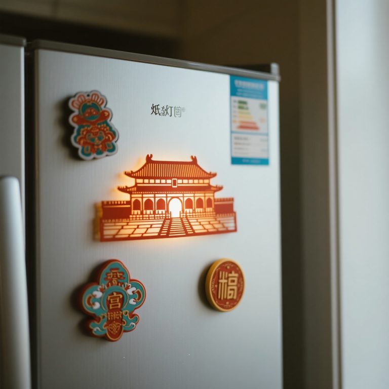 The Palace Museum Paper-Cut Light Art Fridge Magnets: Chinese Cultural Style Creative Gift Series photo review