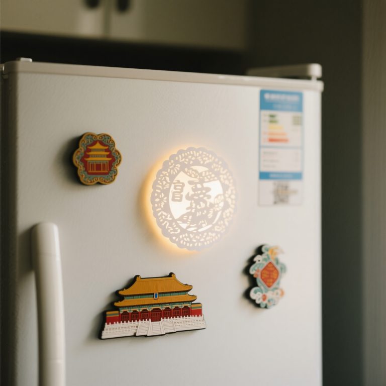 The Palace Museum Paper-Cut Light Art Fridge Magnets: Chinese Cultural Style Creative Gift Series photo review