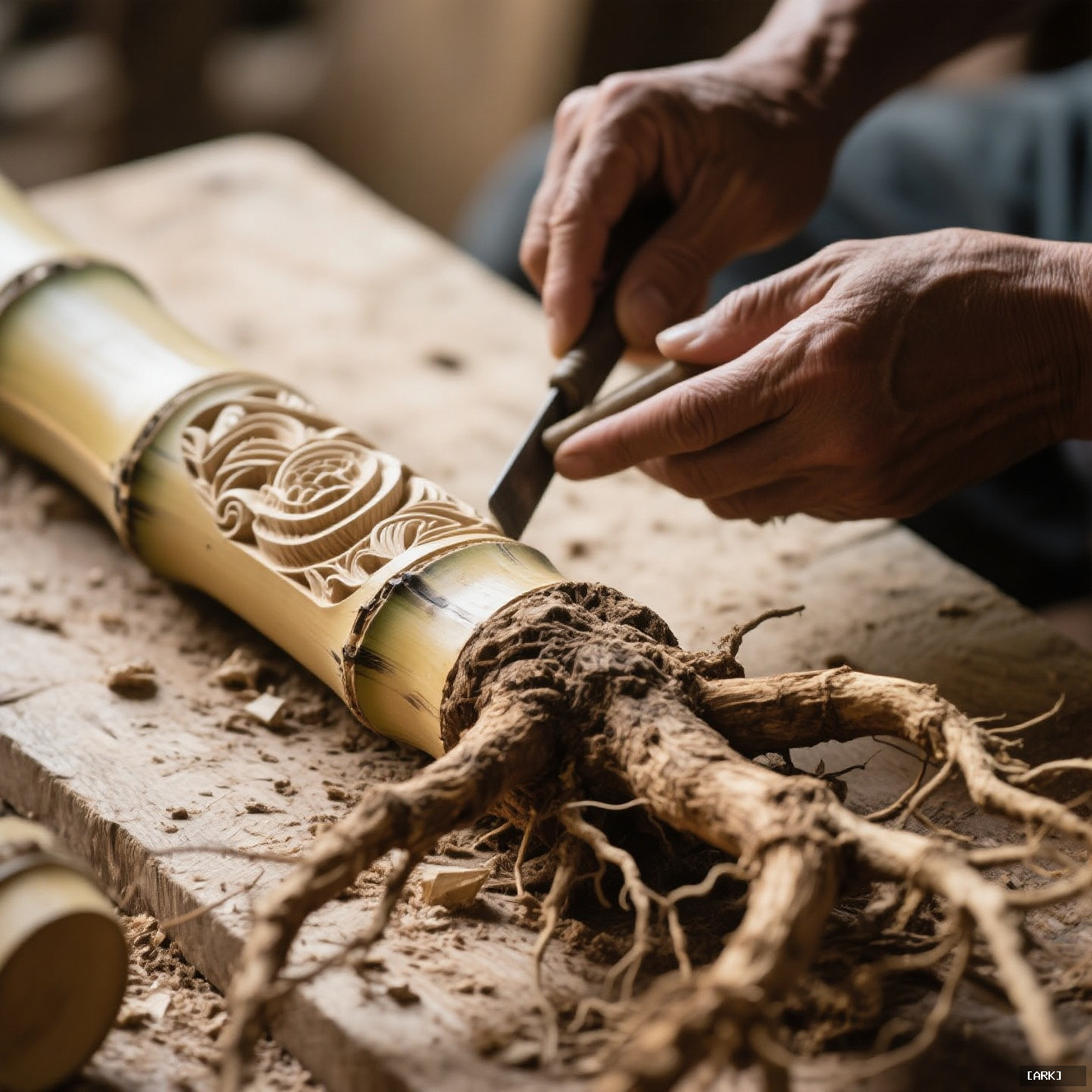 bamboo root carving crafts firsthand The Philosophy of the Root: Collaboration Over…
