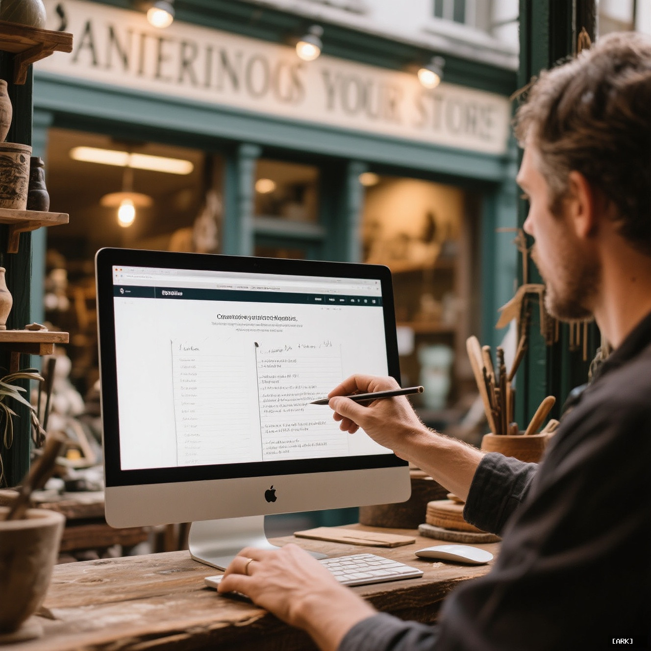 creating artisan website notes lived The Ancient Roots of Your Modern Storefront…, featuring Creating an artisan we…