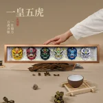 Lion Dance Desktop Ornament - Chinese Intangible Cultural Heritage Craft, Housewarming & Office Decoration Gift - Handmade Chinese Cultural Gift