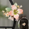 Chun Yi Xuan Elegant Chinese Yun Shang Meng Hair Clip - Handmade Silk Velvet Flower Hairpin for Qipao & Hanfu