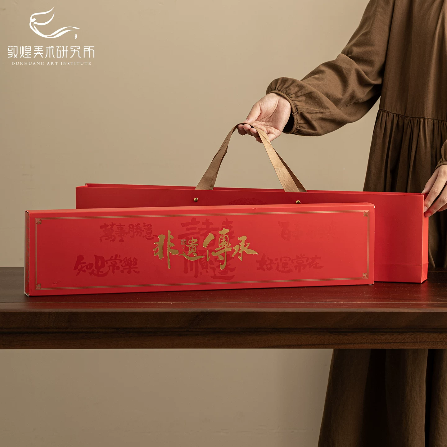 Dunhuang Intangible Cultural Heritage Paper-Cutting Ornament - Five Roads Wealth Gods, Opening Business Gift, Housewarming Present, Cultural Creative Decoration - Image 5