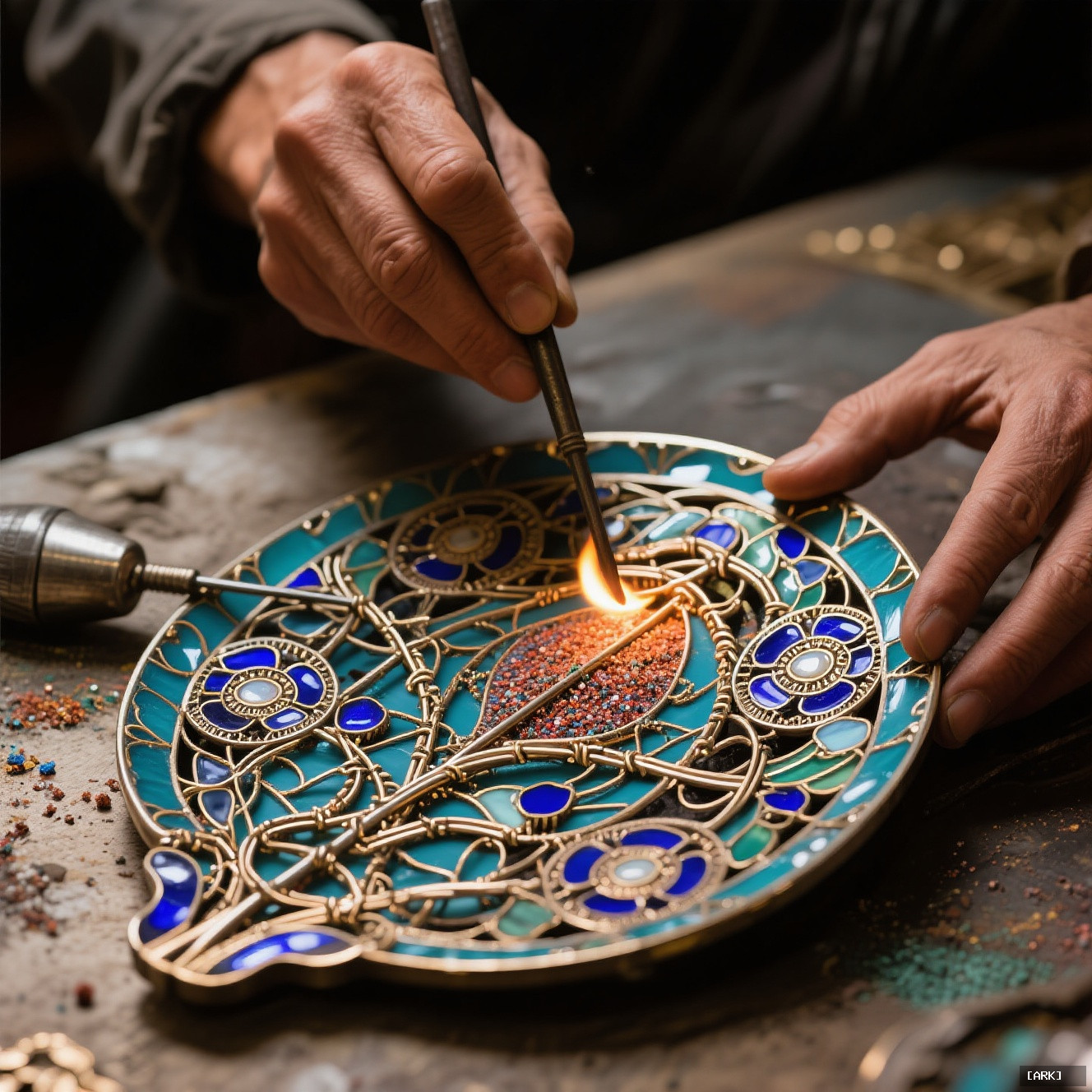 cloisonn enamel craftsmanship what people The Anatomy of Light and Metal Cloisonné…, featuring Cloisonné enamel cra…