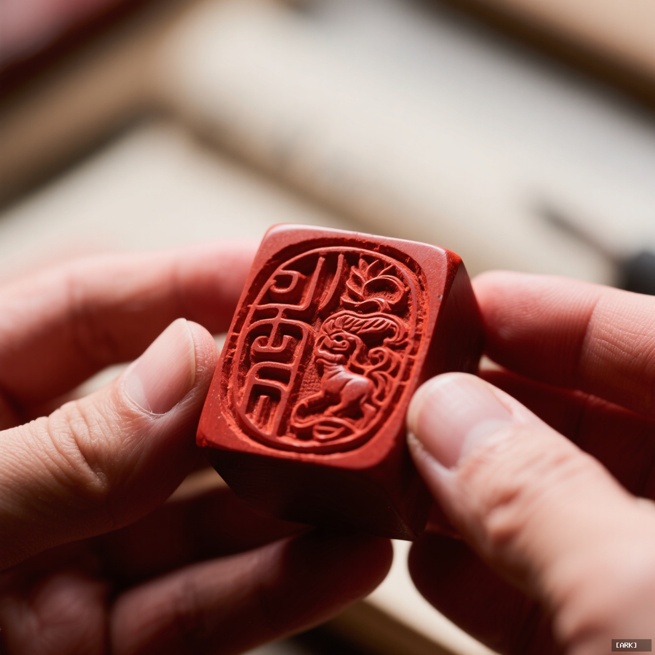 cinnabar seal carving where heading The Sensory Pull in a Digital Age&hellip;
