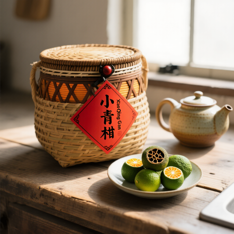 Xinhui Small Green Mandarin Orange Aged Imperial Pu-erh Tea with Dried Tangerine Peel - 500g Gift Box photo review