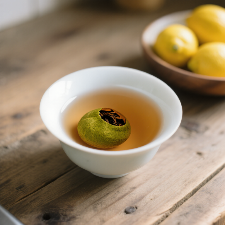 Xinhui Small Green Mandarin Orange Aged Imperial Pu-erh Tea with Dried Tangerine Peel - 500g Gift Box photo review