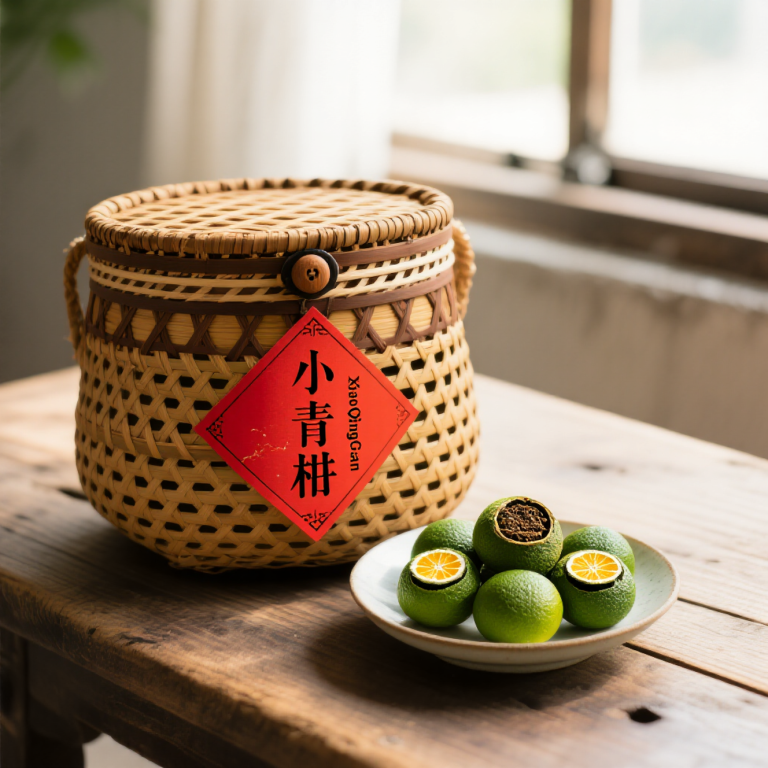 Xinhui Small Green Mandarin Orange Aged Imperial Pu-erh Tea with Dried Tangerine Peel - 500g Gift Box photo review