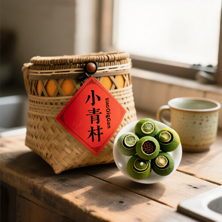 Xinhui Small Green Mandarin Orange Aged Imperial Pu-erh Tea with Dried Tangerine Peel - 500g Gift Box photo review