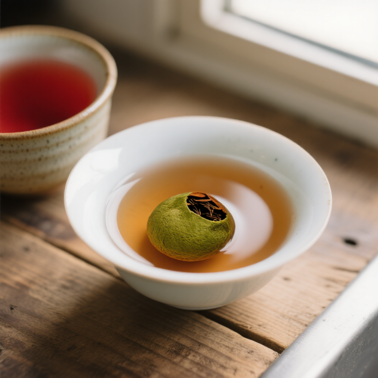 Xinhui Small Green Mandarin Orange Aged Imperial Pu-erh Tea with Dried Tangerine Peel - 500g Gift Box photo review