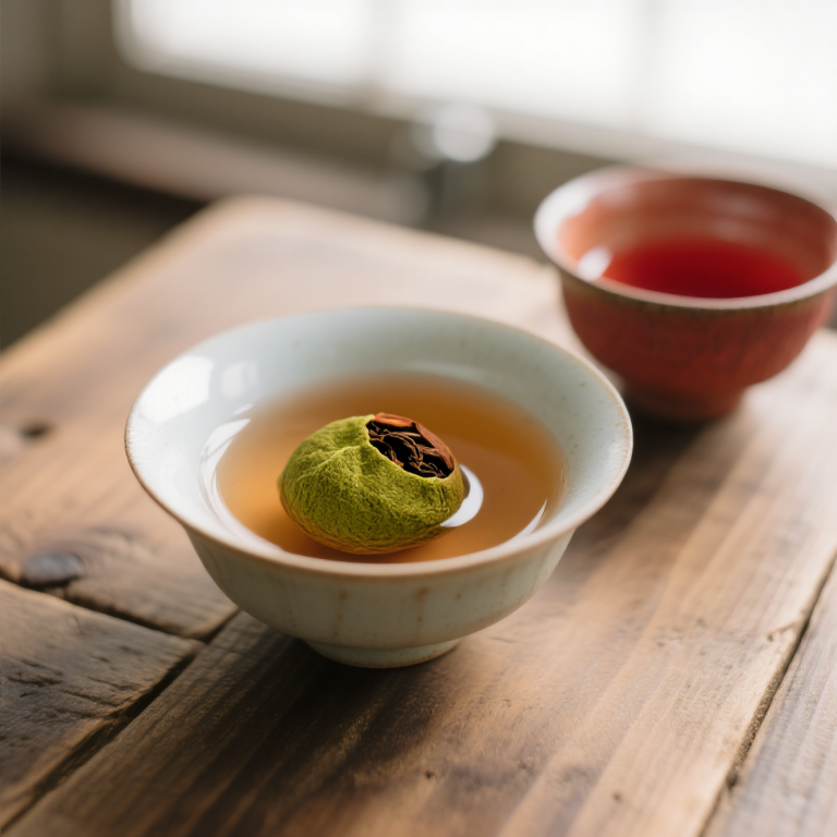 Xinhui Small Green Mandarin Orange Aged Imperial Pu-erh Tea with Dried Tangerine Peel - 500g Gift Box photo review