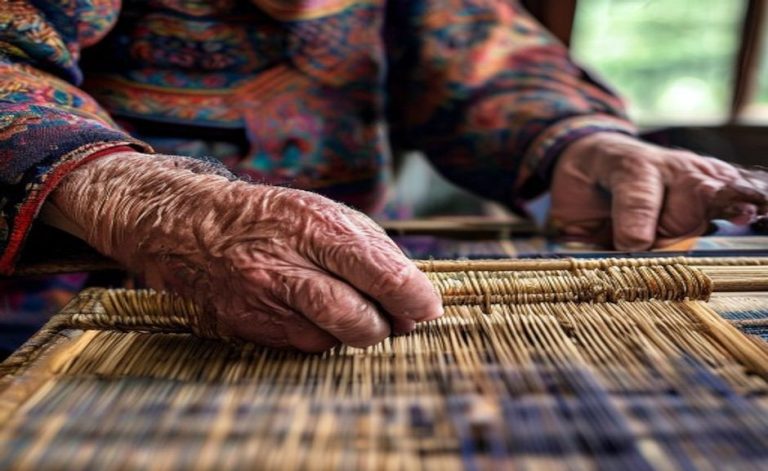 Zhuang brocade weaving technique: a master’s perspective 4 Zhuang brocade weaving technique: a master’s perspective 3